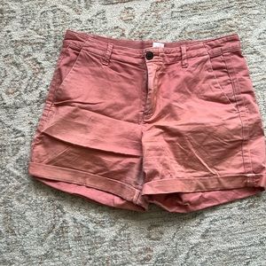 GAP Orange Girlfriend Chino Shorts | 8